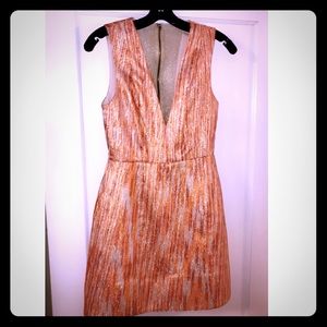 Alice and Olivia V neck cocktail dress